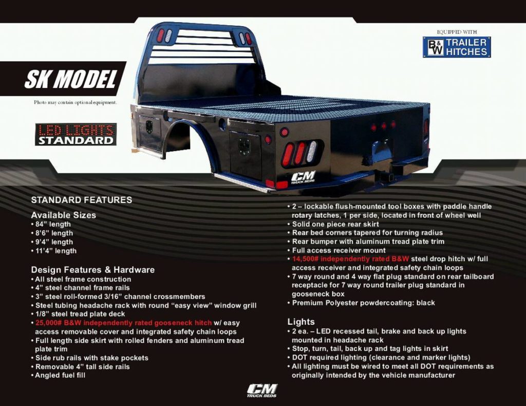 CM Flatbeds Higgs Welding