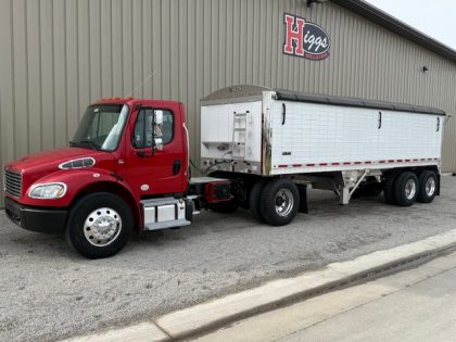 Freightliner M2 Truck & NEW Wilson Hopper Bottom